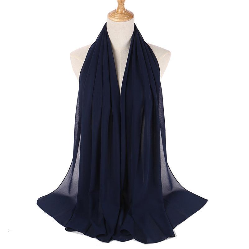 Soft Chiffon Scarf Shawl Long Scarf Wrap For Evening Dresses