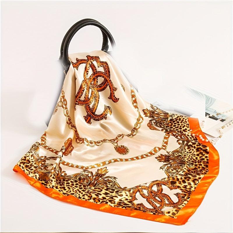 Square Scarf Hijab Satin Silk Bandana Headband Neckerchief