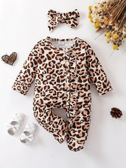 Floral Romper & Jumpsuit Long Sleeve Baby Onesie