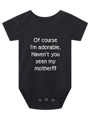 Baby Boys Adorable Short Sleeve Onesie for Summer