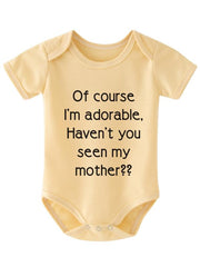 Baby Boys Adorable Short Sleeve Onesie for Summer