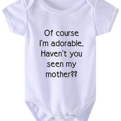 Baby Boys Adorable Short Sleeve Onesie for Summer