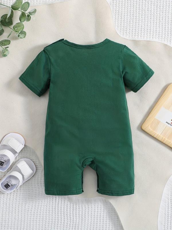 Giraffe Graphic Baby Romper Infant Cotton Summer Clothes