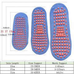 Anti Slip Trampoline Socks Parent Child Cotton Elastic Sports Socks