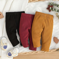 Baby Girl 3-Piece Outfit Cotton Leggings & Sweatpants