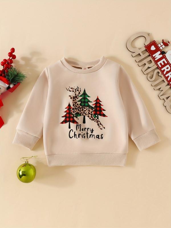 Halloween Baby Kids Pumpkin Graphic Sweatshirt Comfy Pullover Top