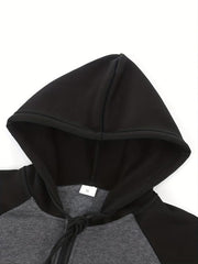 Men's Zip Up Hoodie Raglan Sleeves Casual Loose Fit