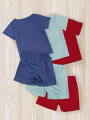 Boys 3pc Pigeon Shorts & T-shirt Set