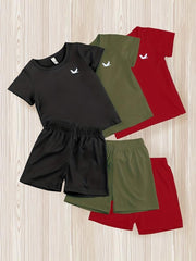 Boys 3pc Pigeon Shorts & T-shirt Set