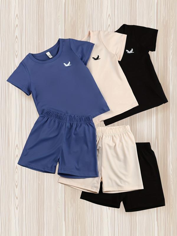 Boys 3pc Pigeon Shorts & T-shirt Set
