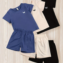 Boys 3pc Pigeon Shorts & T-shirt Set