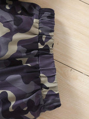 Boys Dirt Never Hurt T-shirt & Camo Shorts Set