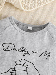 Daddy And Me Short Sleeve Tee And Shorts Set