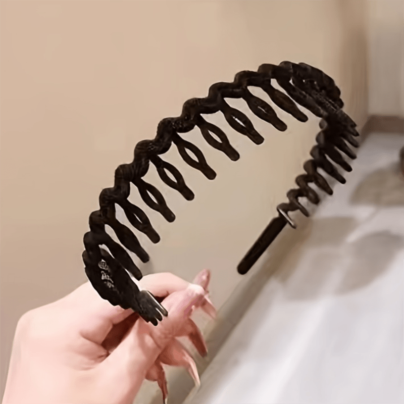 Girls Headband With Combs Non slip Hairband Head Hoops Hair Accessories