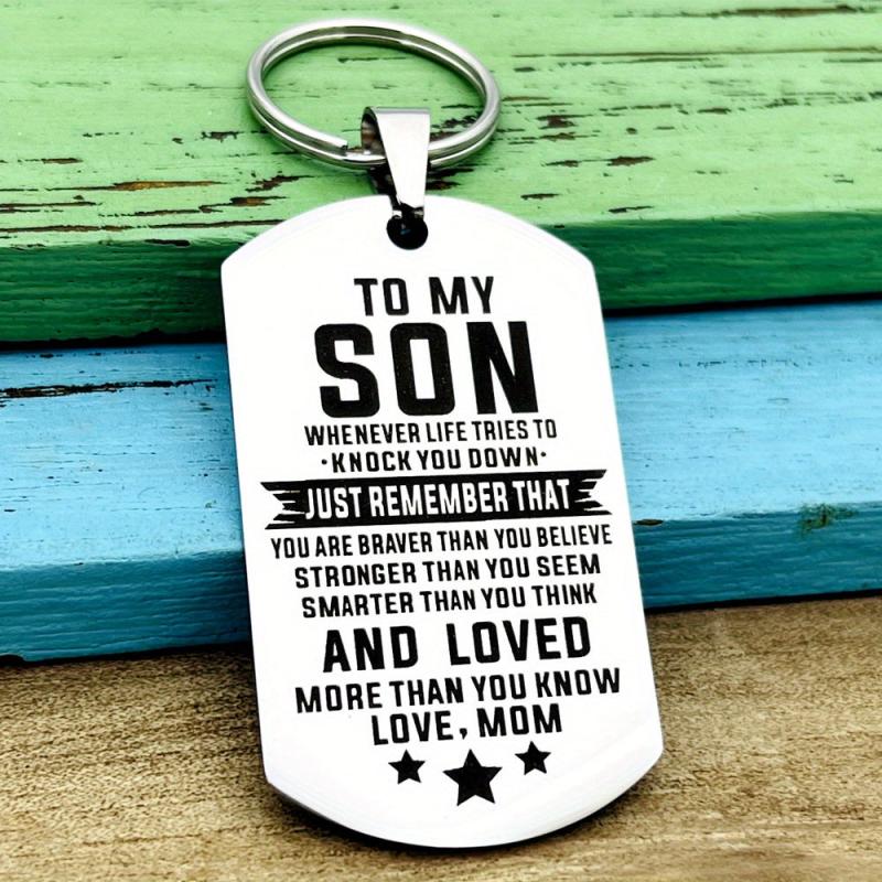 Inspirational Keychain Gift For Daughter Son From Mom Dad