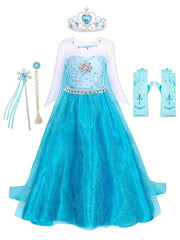 Princess Aisha Costume Sequin Party Dress