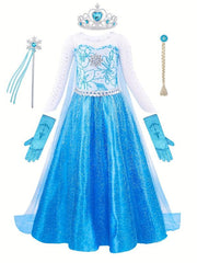 Princess Aisha Costume Sequin Party Dress