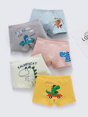 Toddler Boys Boxer Briefs Cotton Kids Underwear Pack Of 5