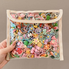 80pcs Baby Girls Cartoon Hair Bands Various Styles