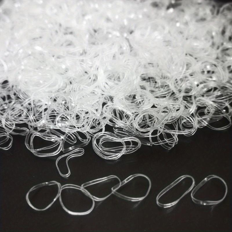 1000 Mini Rubber Bands Soft Elastic Bands for Kid Hair Braids