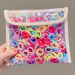 100pcs High Stretch Hair Rope Hair Bands for Girls