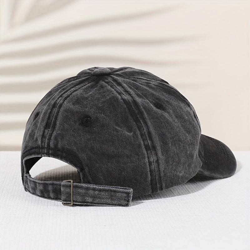 Casual Vintage MAMA'S BOY Washed Distressed Cap Sun Protection