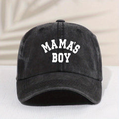 Casual Vintage MAMA'S BOY Washed Distressed Cap Sun Protection