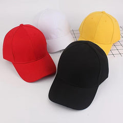 Kids Baseball Cap Solid Sun Protection Hat Outdoor Activities