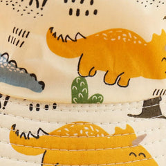 Boys Dino Print Sun Bucket Cap for Kids