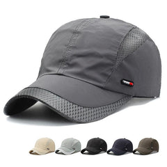 Summer Breathable Mesh Cap Quick dry Baseball Cap Sunshade