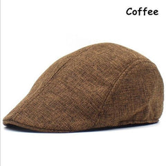 British Classic Flat Sunshade Wool Cap