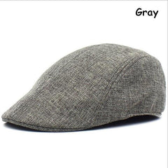 British Classic Flat Sunshade Wool Cap