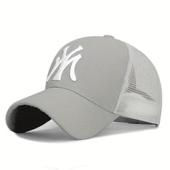 Men's Sunscreen Mesh Hat MY Letter Baseball Cap