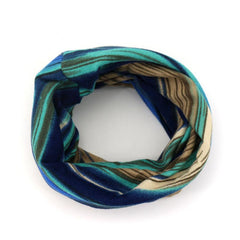 Multicolor Stripe Knit Beanie for Winter