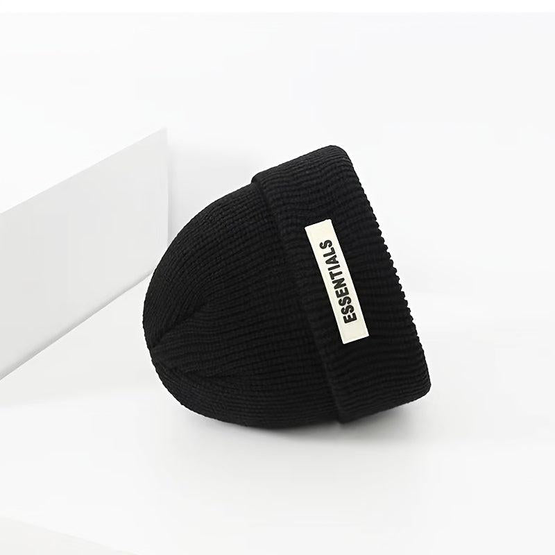 Men's Novelty Wool Beanie Autumn Winter Knitted Hat Warm Coldproof