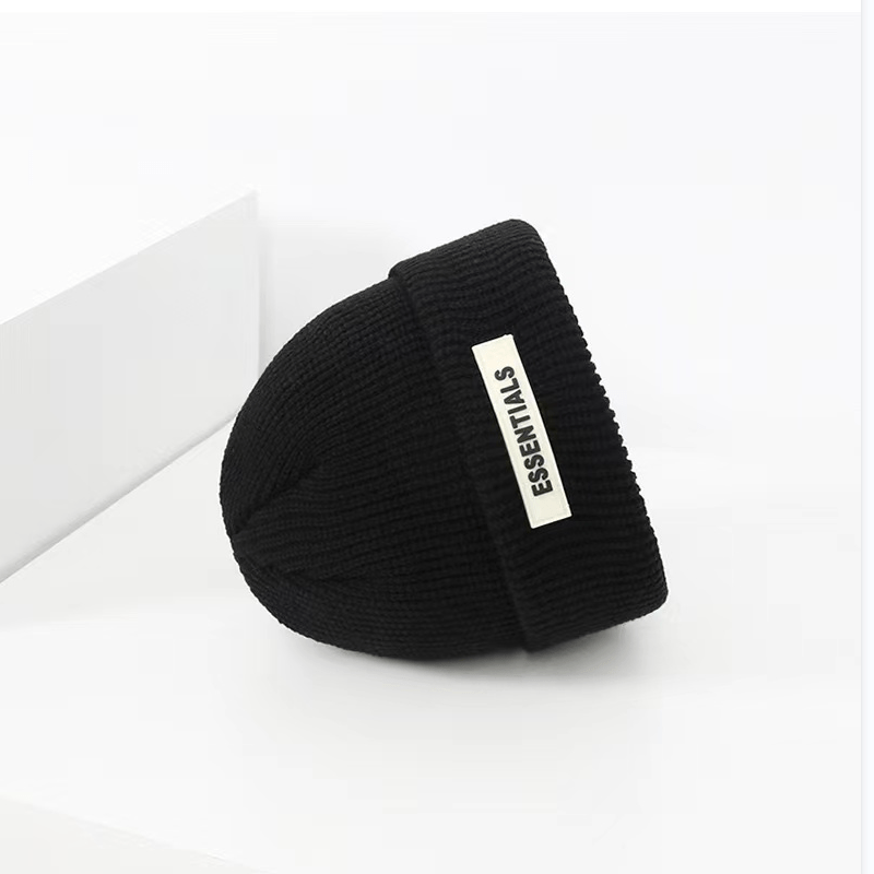 Men's Novelty Wool Beanie Autumn Winter Knitted Hat Warm Coldproof