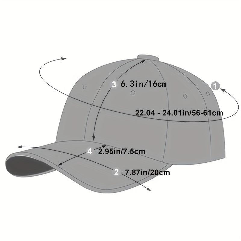 Men's Skull Embroidered Baseball Cap