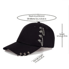 Unisex Cotton K-pop Baseball Cap for Outdoor