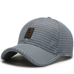 Men's Adjustable Baseball Cap for Running and Outdoor Activities