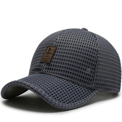 Men's Adjustable Baseball Cap for Running and Outdoor Activities