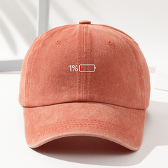 Men's Washed Printed Baseball Cap