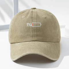 Men's Washed Printed Baseball Cap