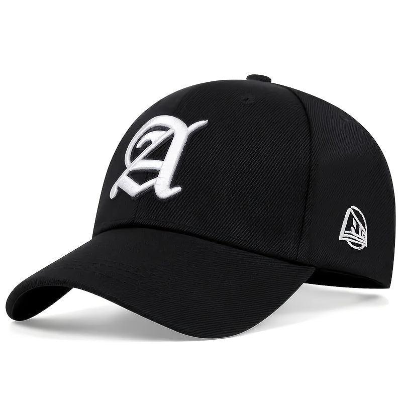 Gothic Letter A Baseball Cap Adjustable Hip Hop Sun Hat For Men Women