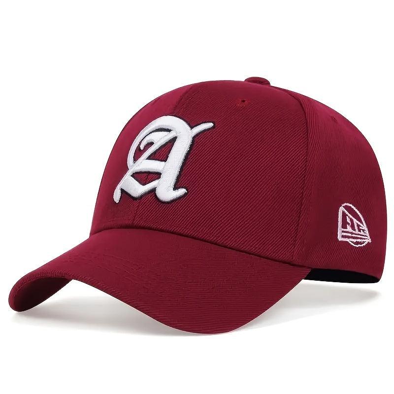 Gothic Letter A Baseball Cap Adjustable Hip Hop Sun Hat For Men Women