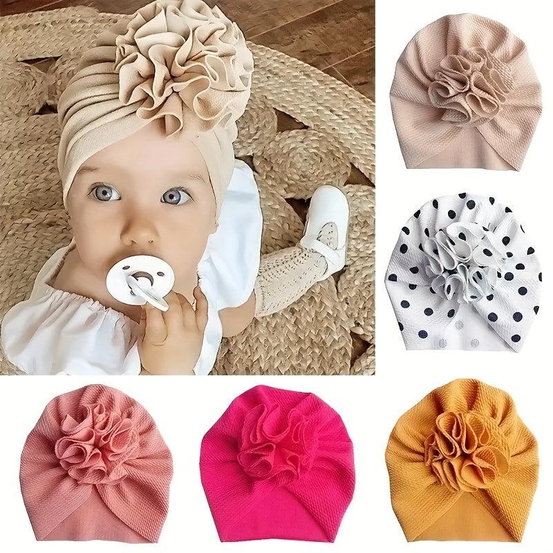 Baby Flower Turban Hats for Newborns