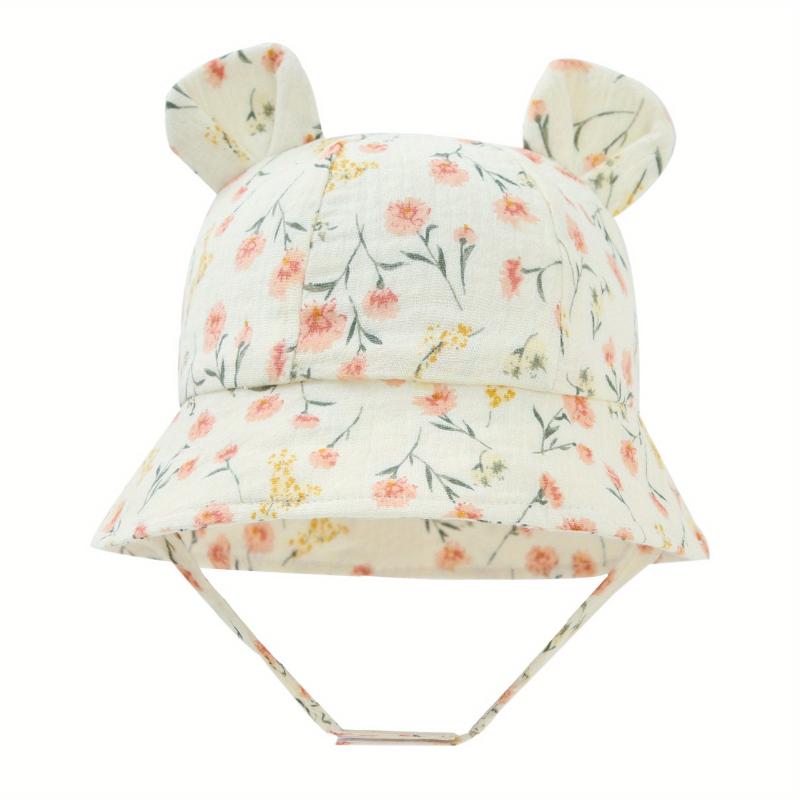 Baby Girl Sun Hat, Pack of 1 Baby Ears Hat