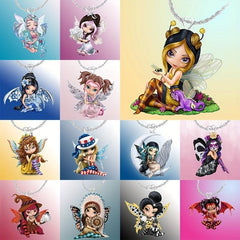 Fairy Princess Pendant Necklace Gift For Daughter