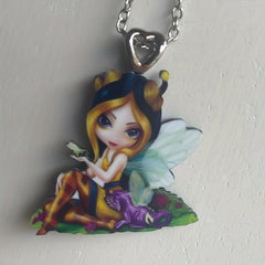 Fairy Princess Pendant Necklace Gift For Daughter