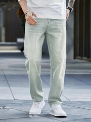 Men's Distressed Jeans Casual Street Style Denim Pants