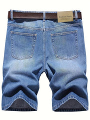 Men's Classic Denim Shorts for Summer